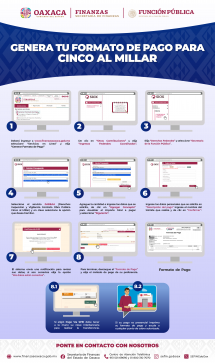 Procedimiento para generar el formato de pago 5 al millar